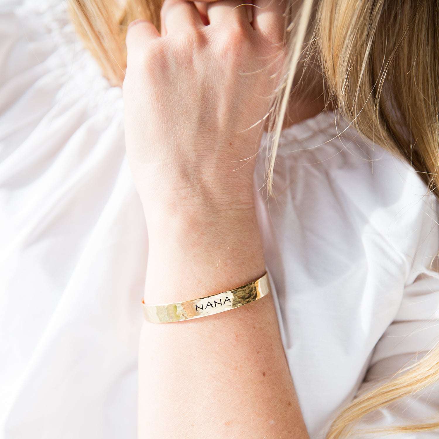 Personalized Cuff Bracelet - 3/8" - Love It Personalized