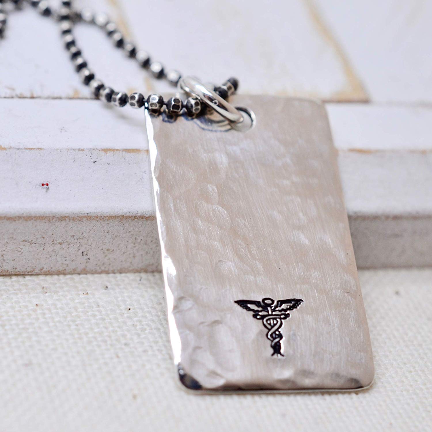 Sterling Silver Medical Alert Necklace - Love It Personalized