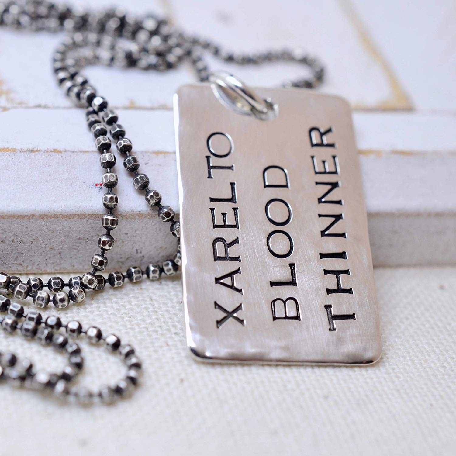 Sterling Silver Medical Alert Necklace - Love It Personalized