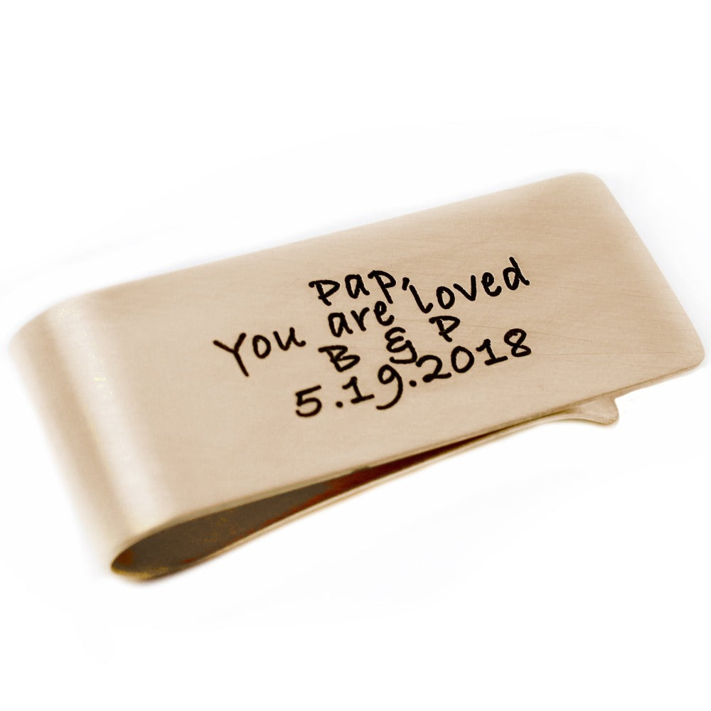 Engraved Money Clip - 1" x 2.5" - Love It Personalized