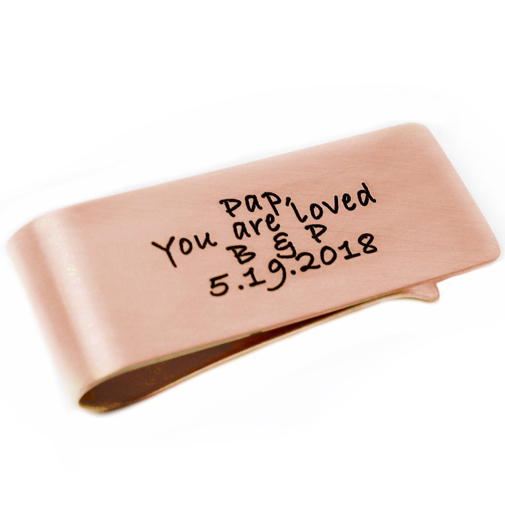 Engraved Money Clip - 1" x 2.5" - Love It Personalized