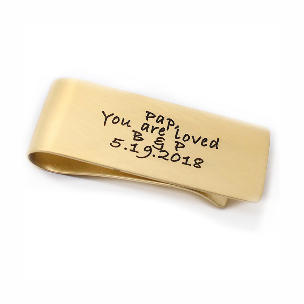Engraved Money Clip - 1" x 2.5" - Love It Personalized