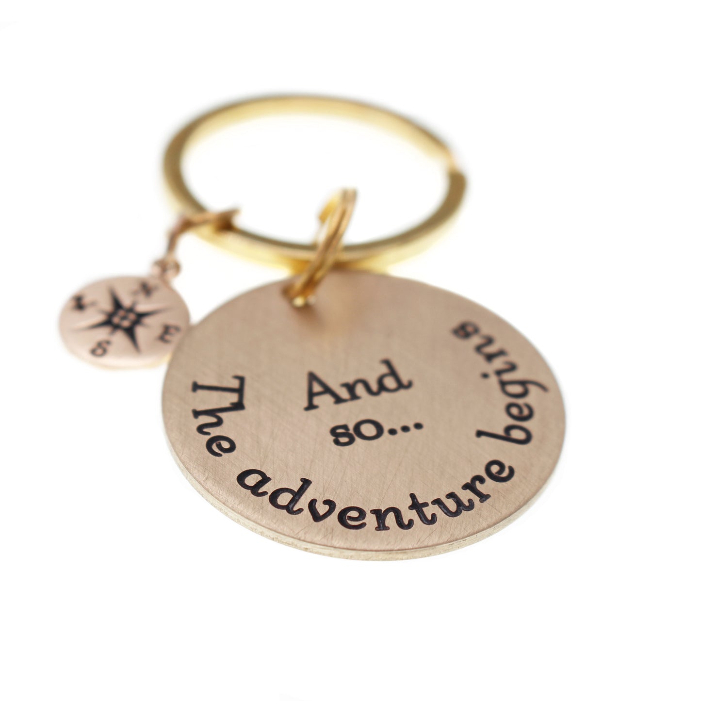 Graduation Compass Keychain - Love It Personalized