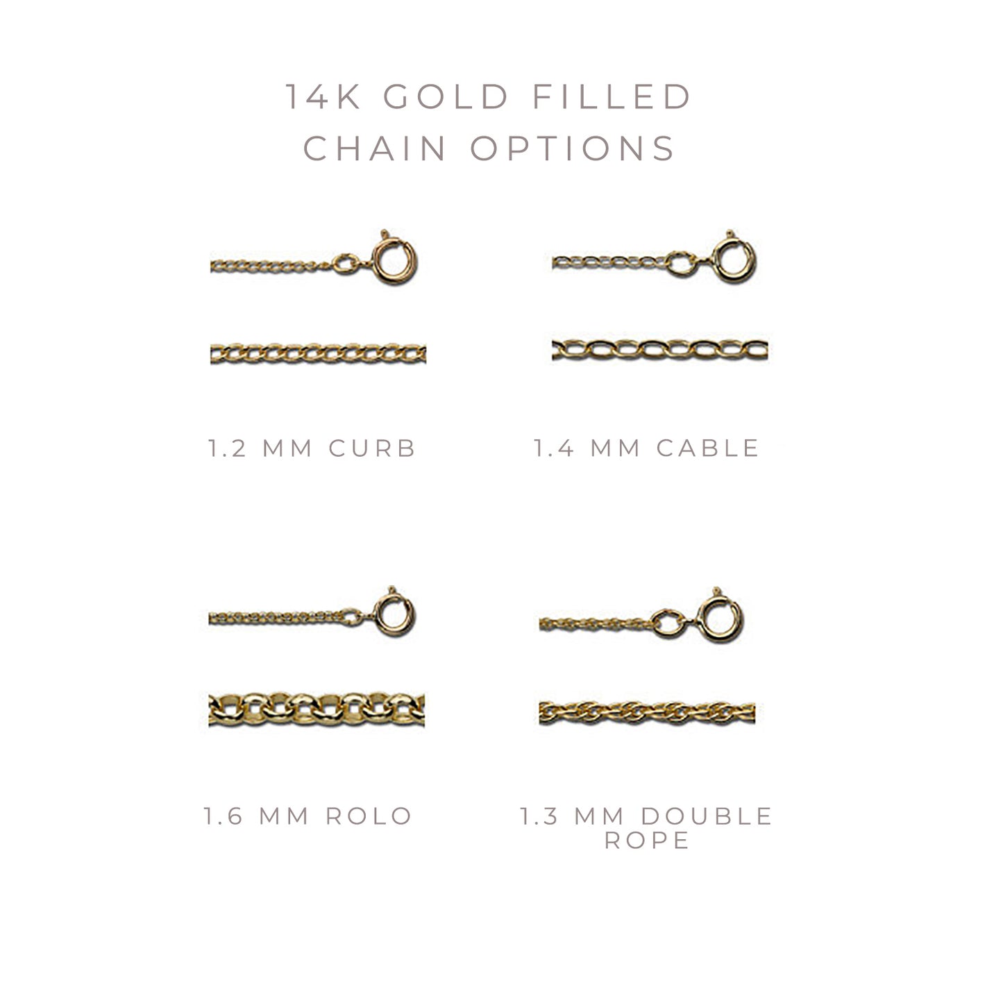 14K Gold Filled Chain - Love It Personalized