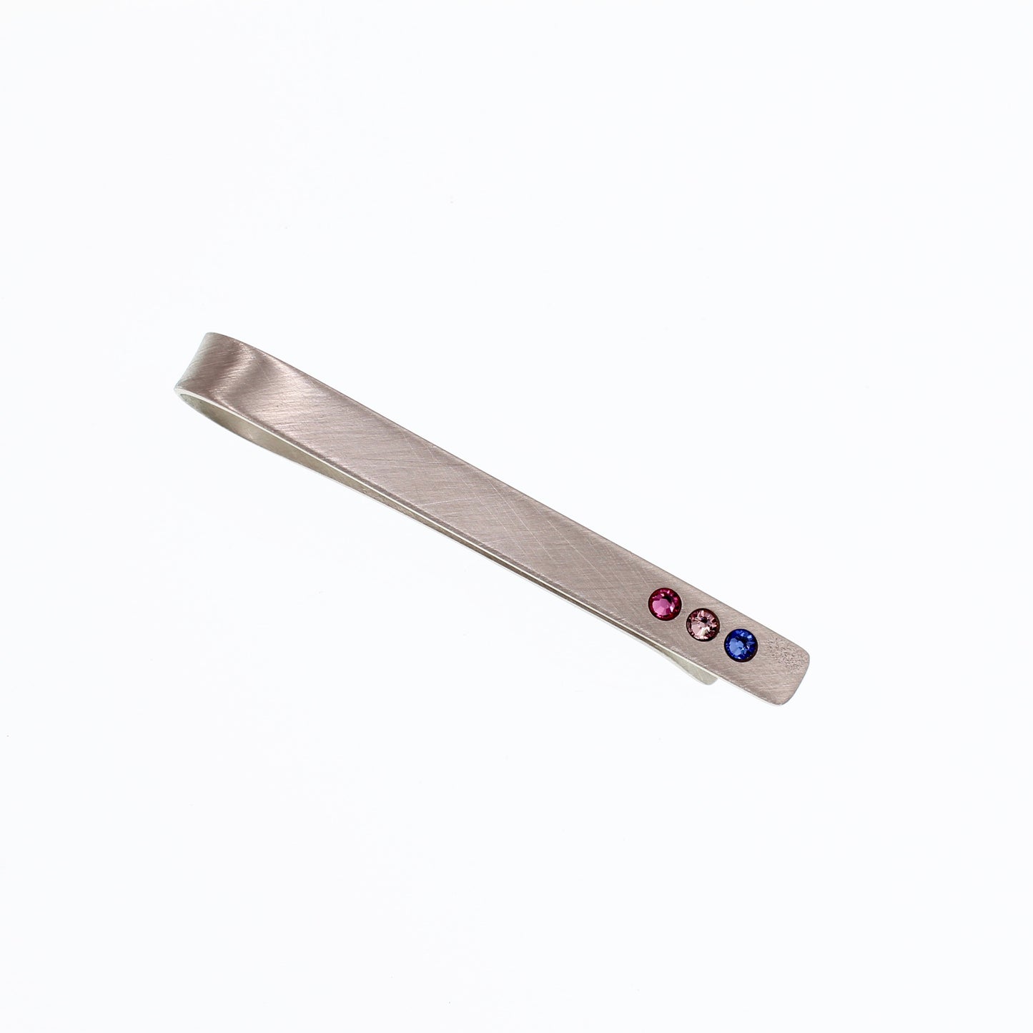 Father's Day Tie Bar with Birthstones - Love It Personalized