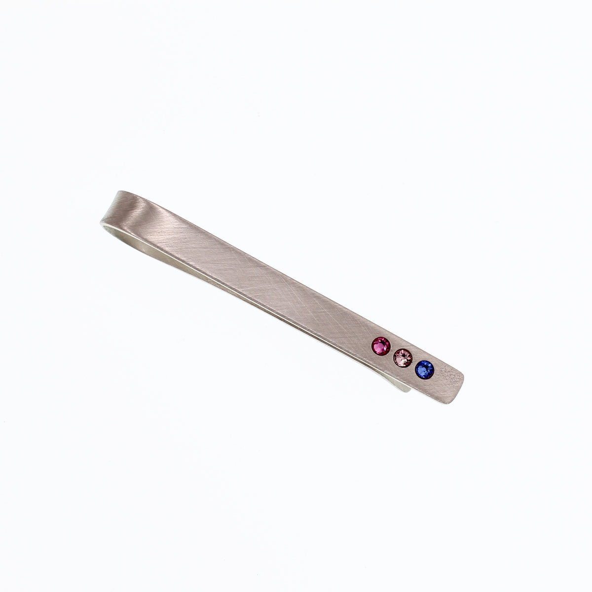 Father&#39;s Day Tie Bar with Birthstones - Love It Personalized