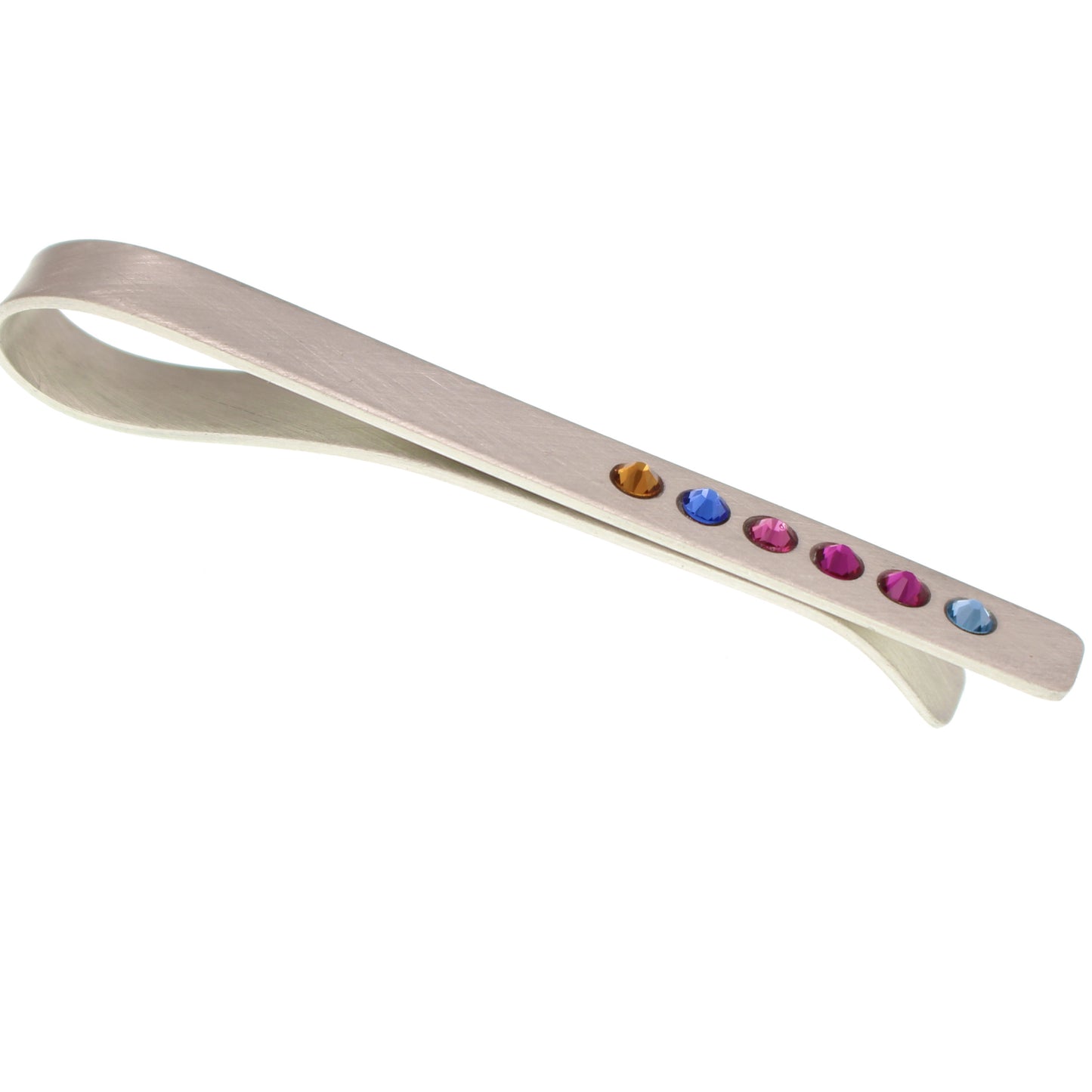 Father's Day Tie Bar with Birthstones - Love It Personalized