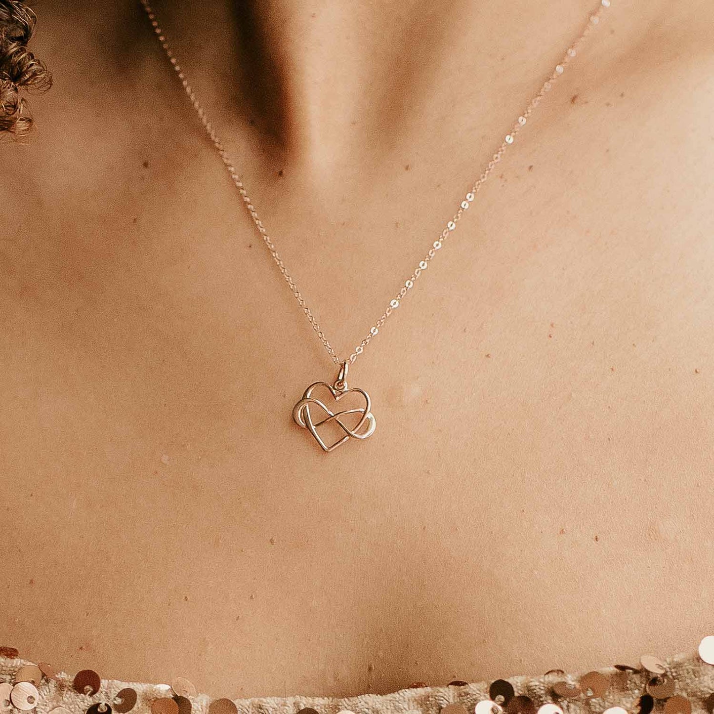 Interlocking Infinity Heart Necklace - Love It Personalized