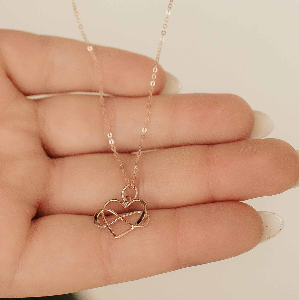 Interlocking Infinity Heart Necklace - Love It Personalized