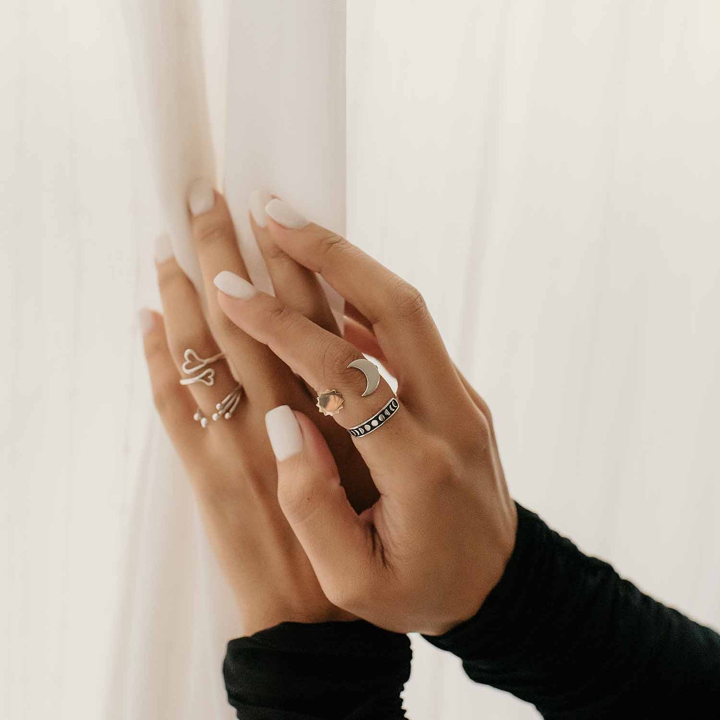 Adjustable Granulations Ring - Sterling Silver - Love It Personalized