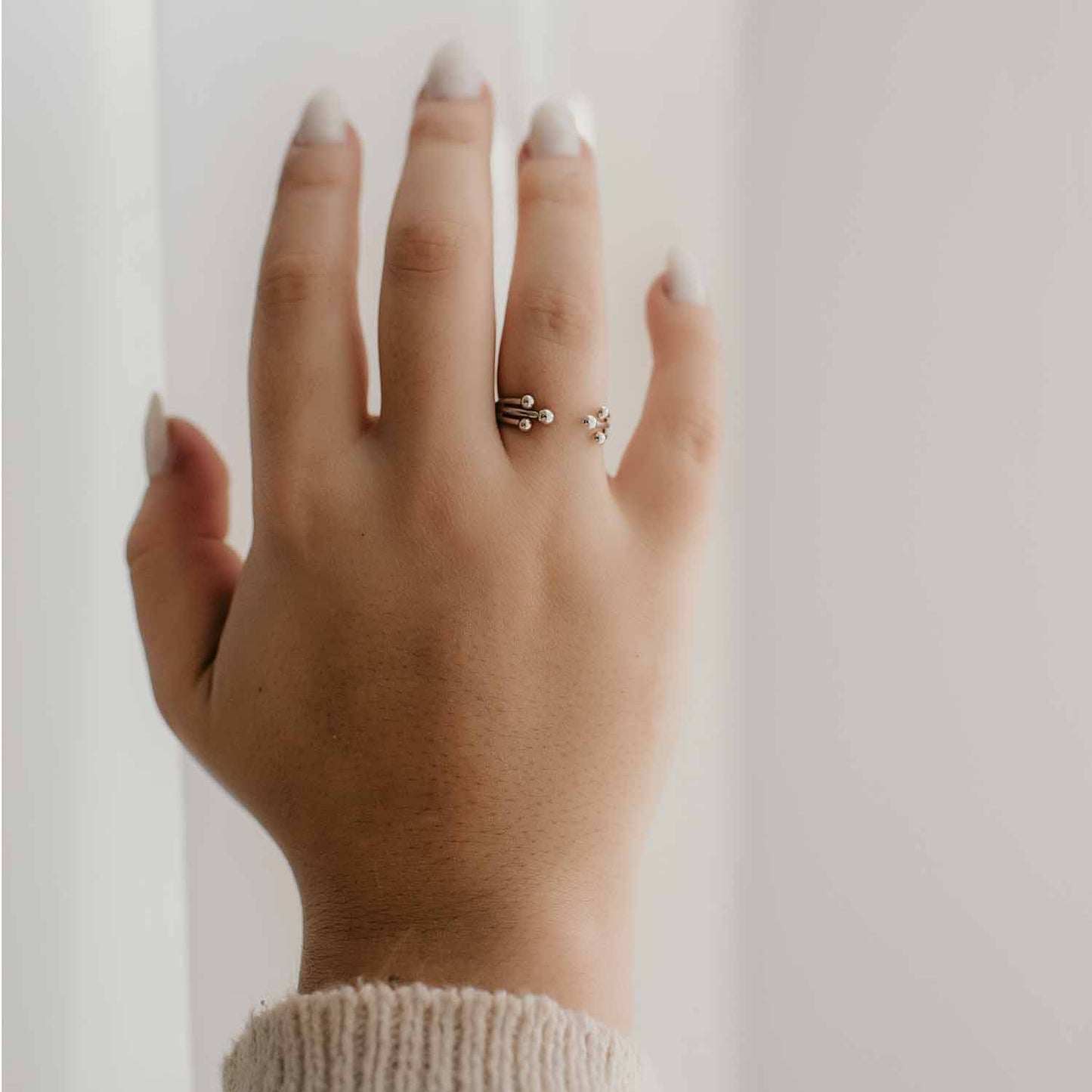 Adjustable Granulations Ring - Sterling Silver - Love It Personalized