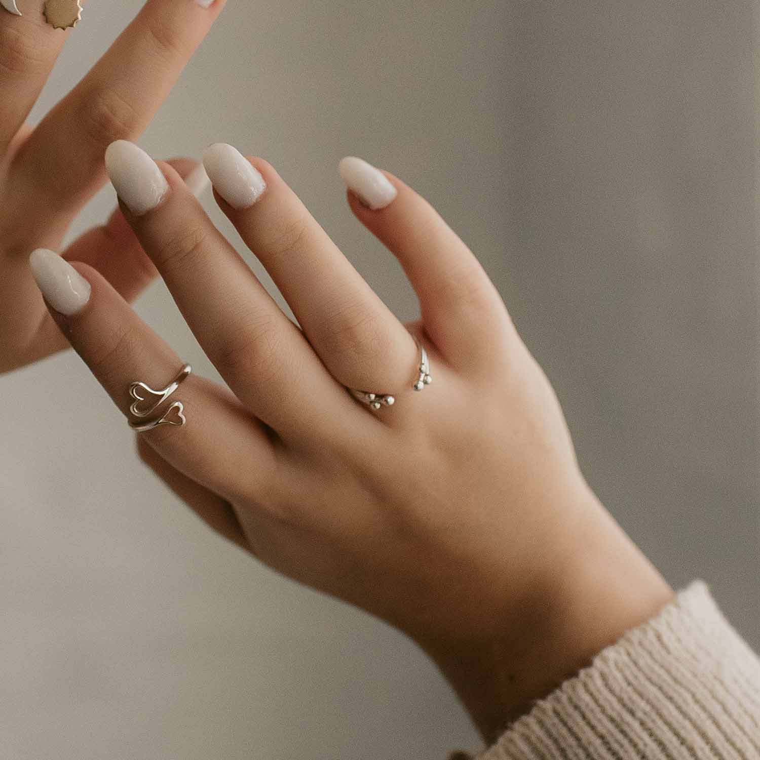 Adjustable Granulations Ring - Sterling Silver - Love It Personalized