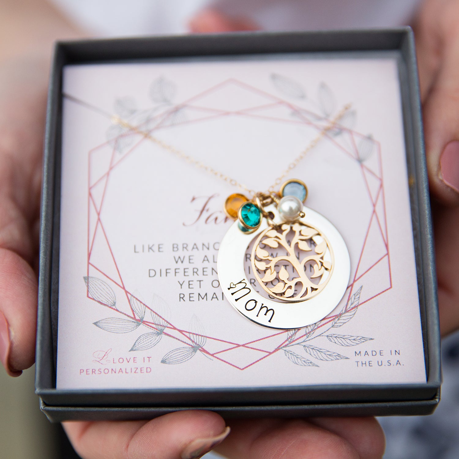 Sterling Silver Tree of Life Necklace - Love It Personalized