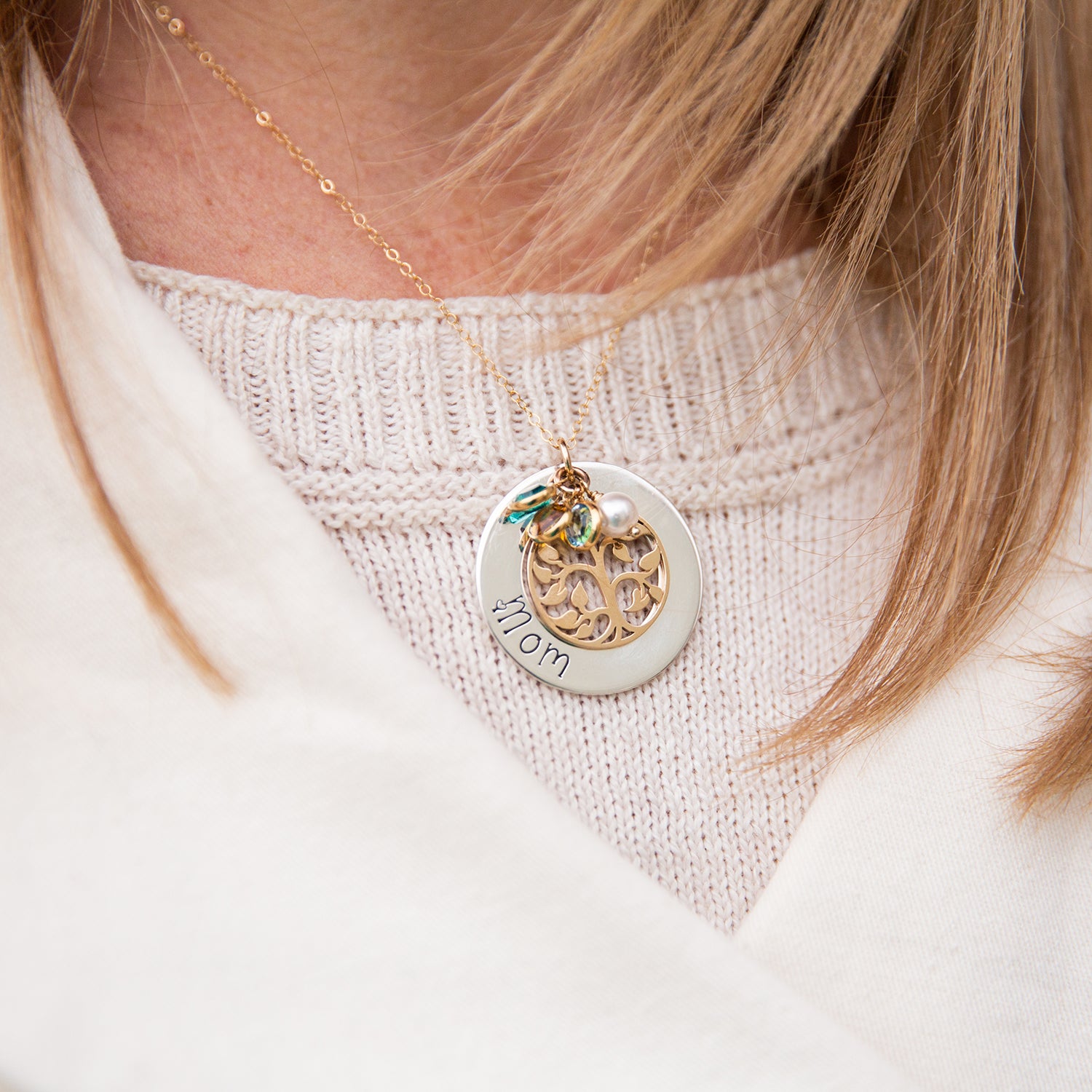 Sterling Silver Tree of Life Necklace - Love It Personalized