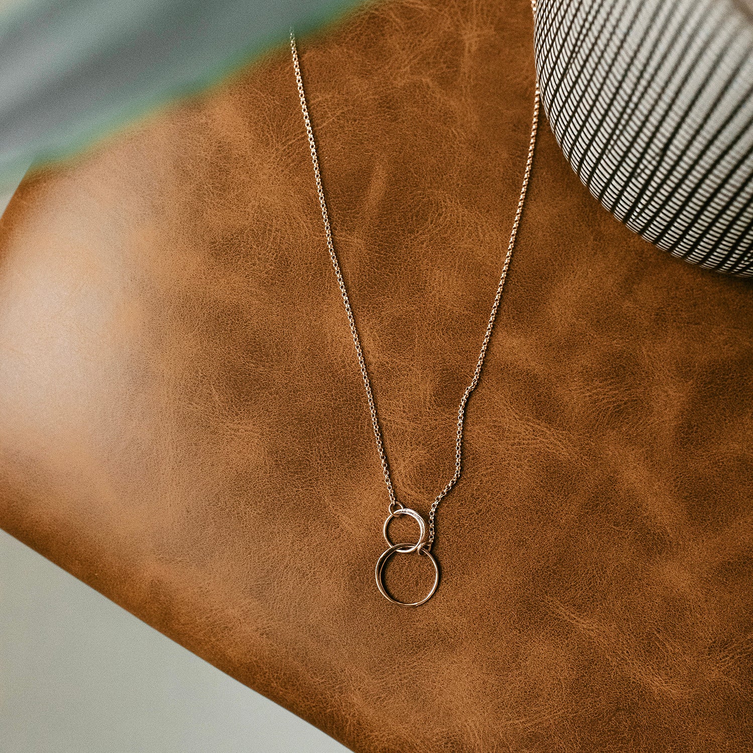 Interlocking Double Link Necklace - Love It Personalized
