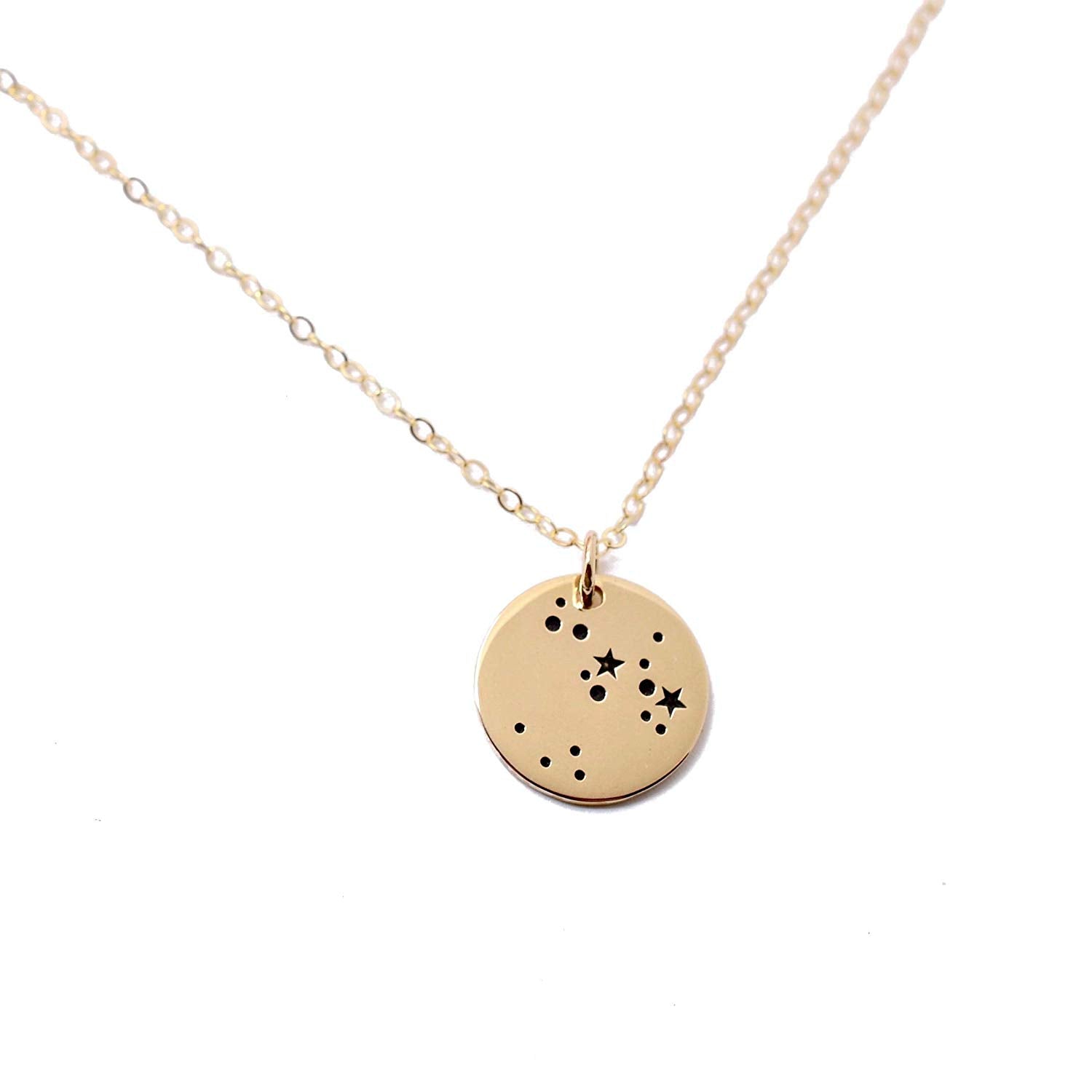 Sagittarius Zodiac Sign 14K Gold Filled Astrology Necklace - Love It Personalized