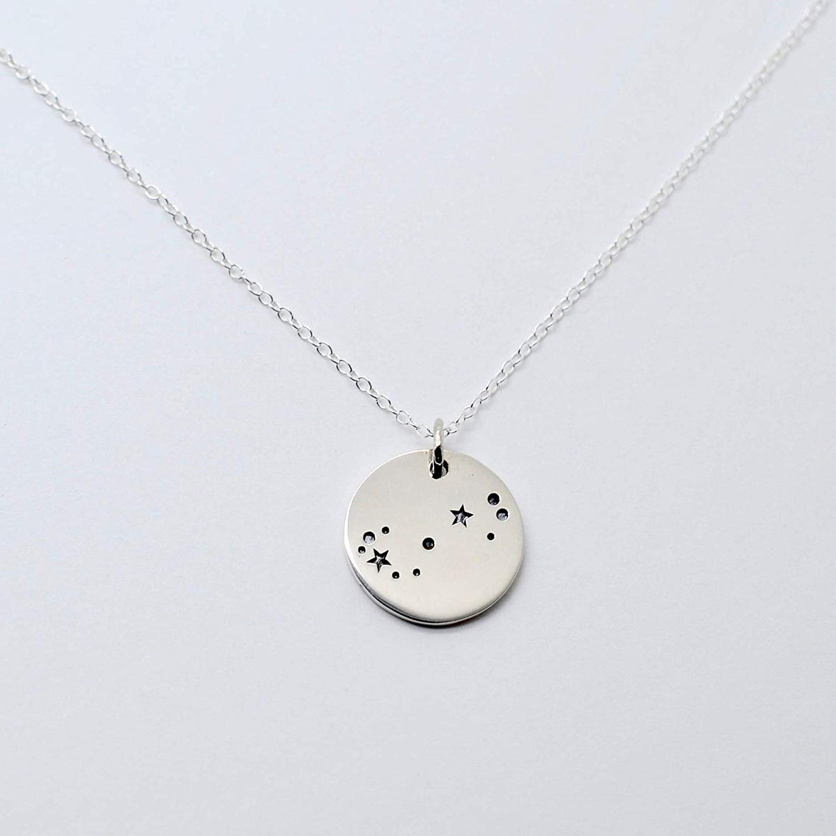 Scorpio Zodiac Sign Sterling Silver Constellation Necklace - Love It Personalized