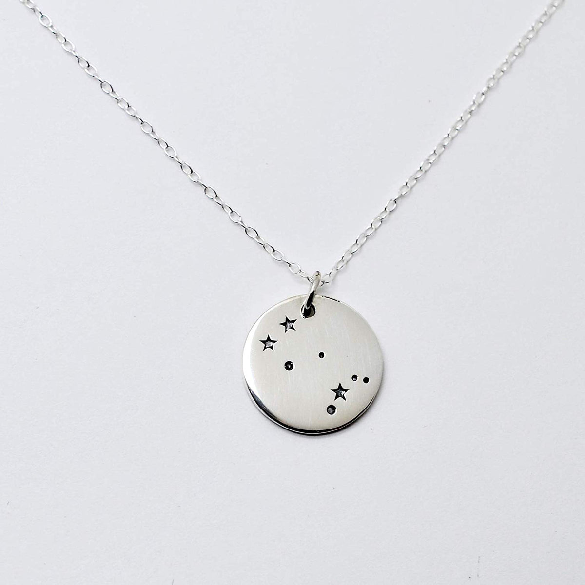Gemini Zodiac Sign Sterling Silver Constellation Necklace - Love It Personalized