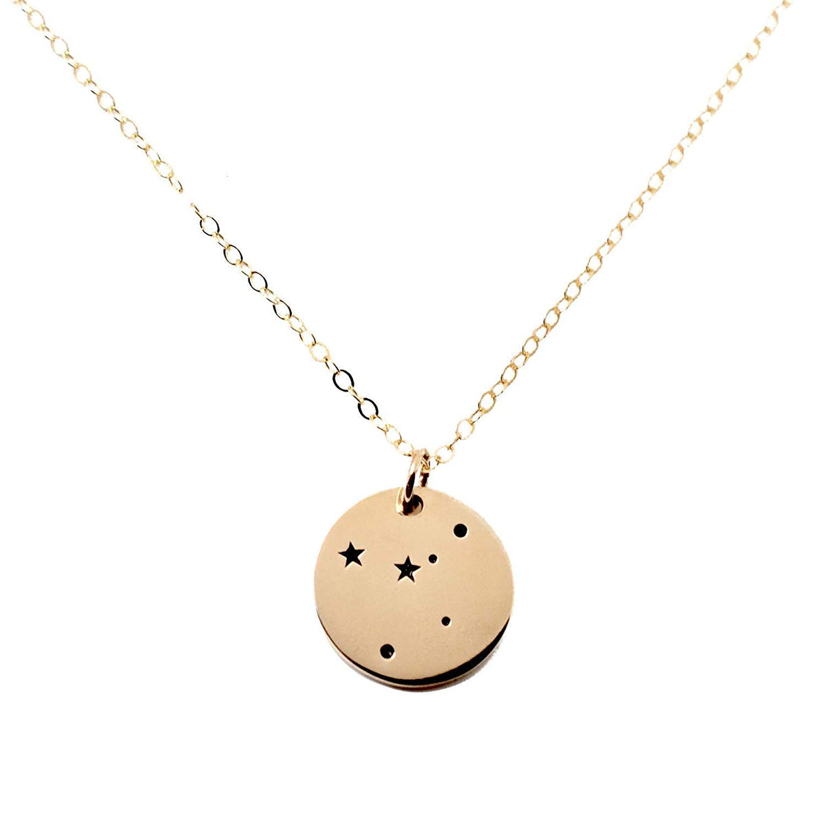 Cancer Zodiac Sign 14K Gold Filled Constellation Necklace - Love It Personalized