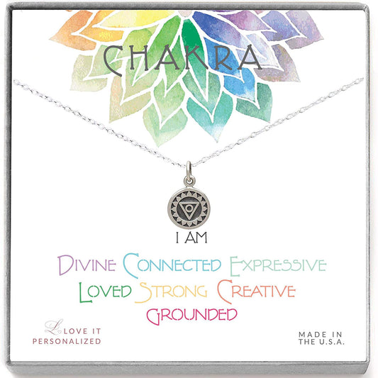Throat Chakra Necklace - Love It Personalized