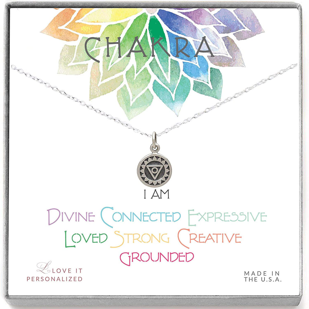 Throat Chakra Necklace - Love It Personalized