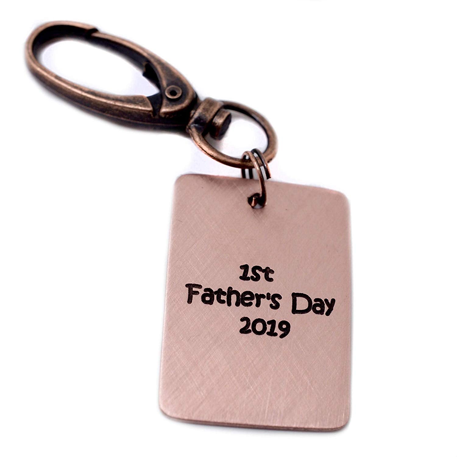 Your Child's ACTUAL Footprint - New Baby Personalized Footprint Key Chain - First Father's Day Mother's Day Gift - Love It Personalized