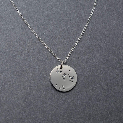 Sagittarius Zodiac Sign Sterling Silver Constellation Necklace - Love It Personalized
