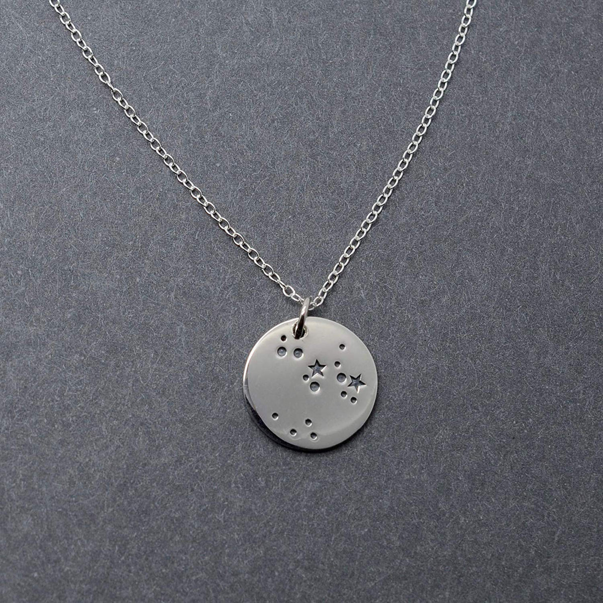 Sagittarius Zodiac Sign Sterling Silver Constellation Necklace - Love It Personalized