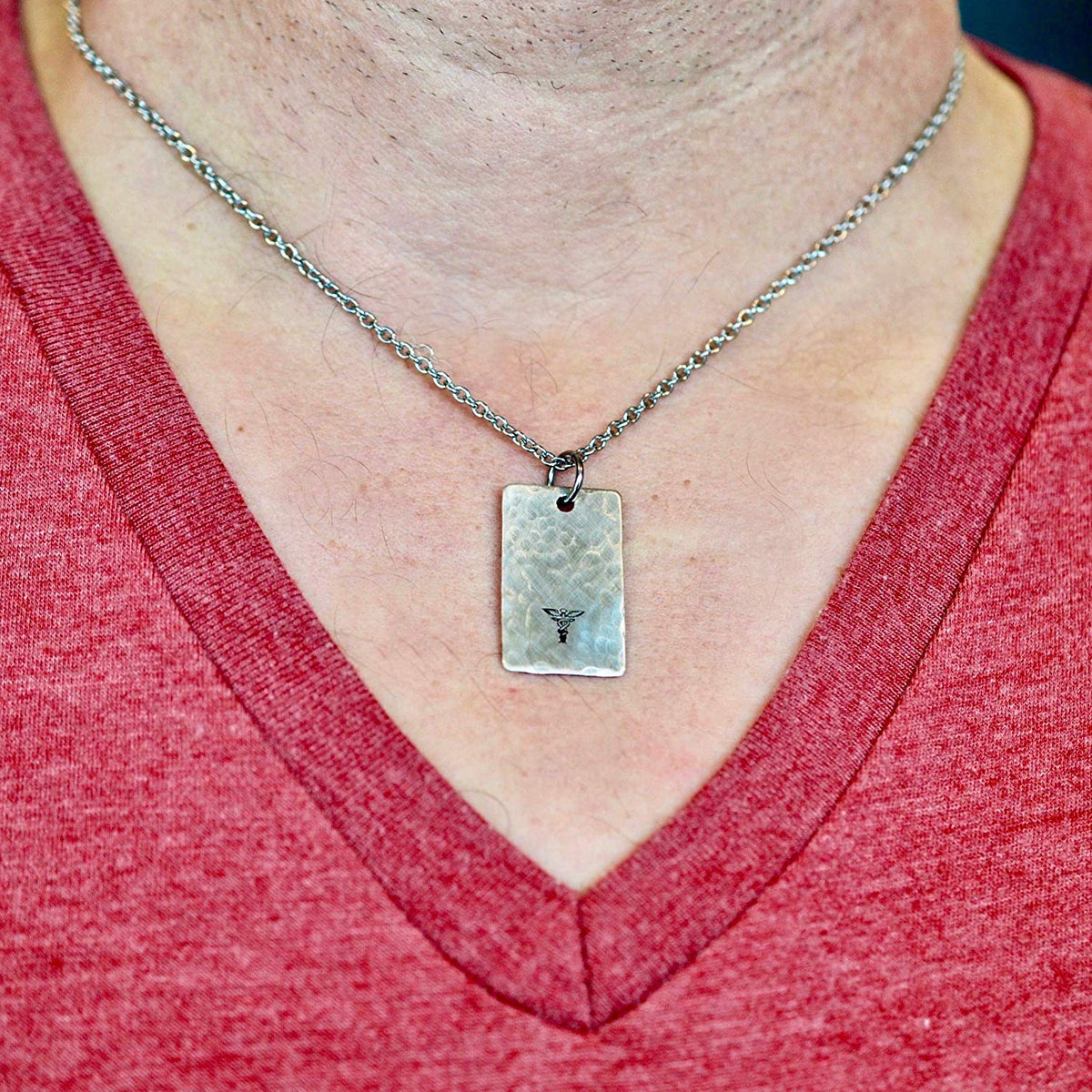 Sterling Silver Medical Alert Necklace - Love It Personalized