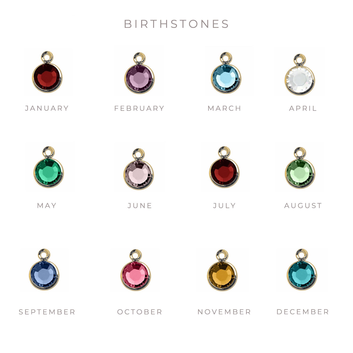 Tree of Life Mixed Metal Birthstone Necklace - Love It Personalized
