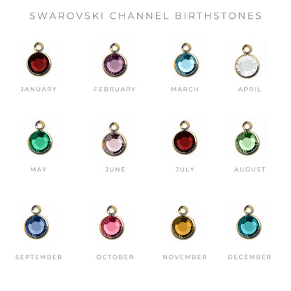 Family Tree of Life Birthstone Necklace - Gold Filled - Love It Personalized