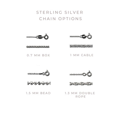 Disc & Tag Personalized Necklace - Sterling Silver - Love It Personalized