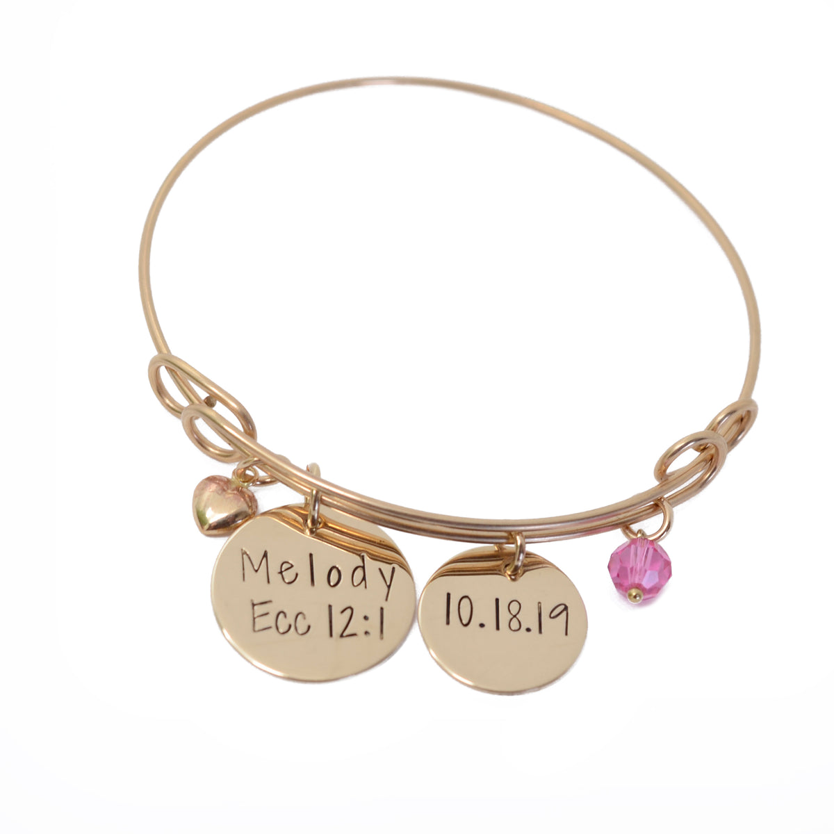 Maid of Honor 14K Gold Filled Bangle - Love It Personalized