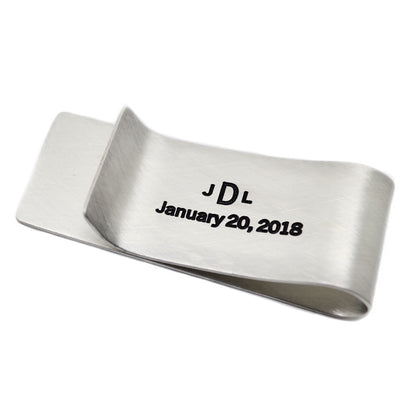 Engraved Money Clip - Sterling Silver - Love It Personalized