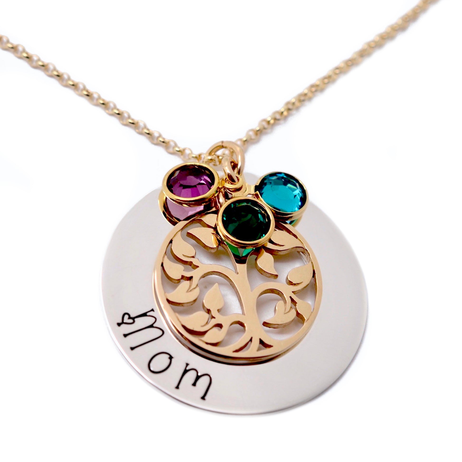 Sterling Silver Tree of Life Necklace - Love It Personalized