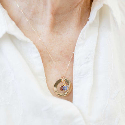 Grandma's Family Necklace - Love It Personalized