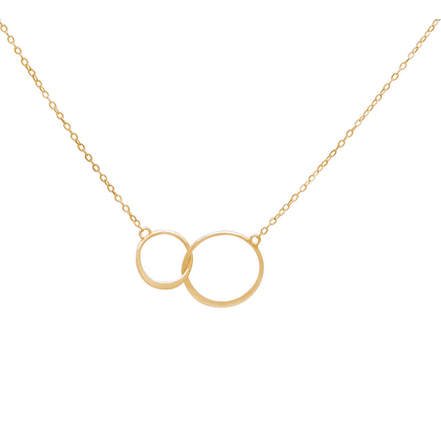 Interlocking Double Link Necklace - Love It Personalized