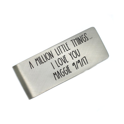 Engraved Money Clip - Sterling Silver - Love It Personalized