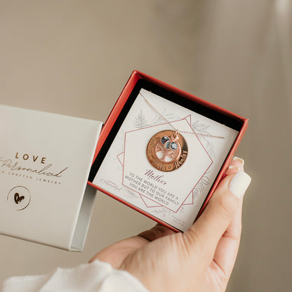 Family Tree Necklace - Rose Gold - Love It Personalized