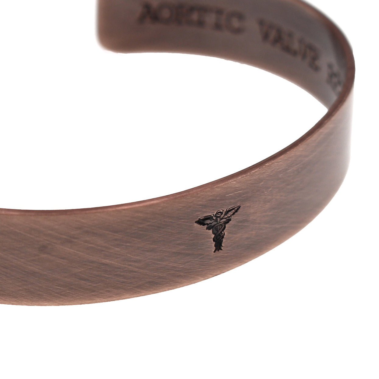 Rustic Style Copper Medical Alter Cuff - 1/2" - Love It Personalized
